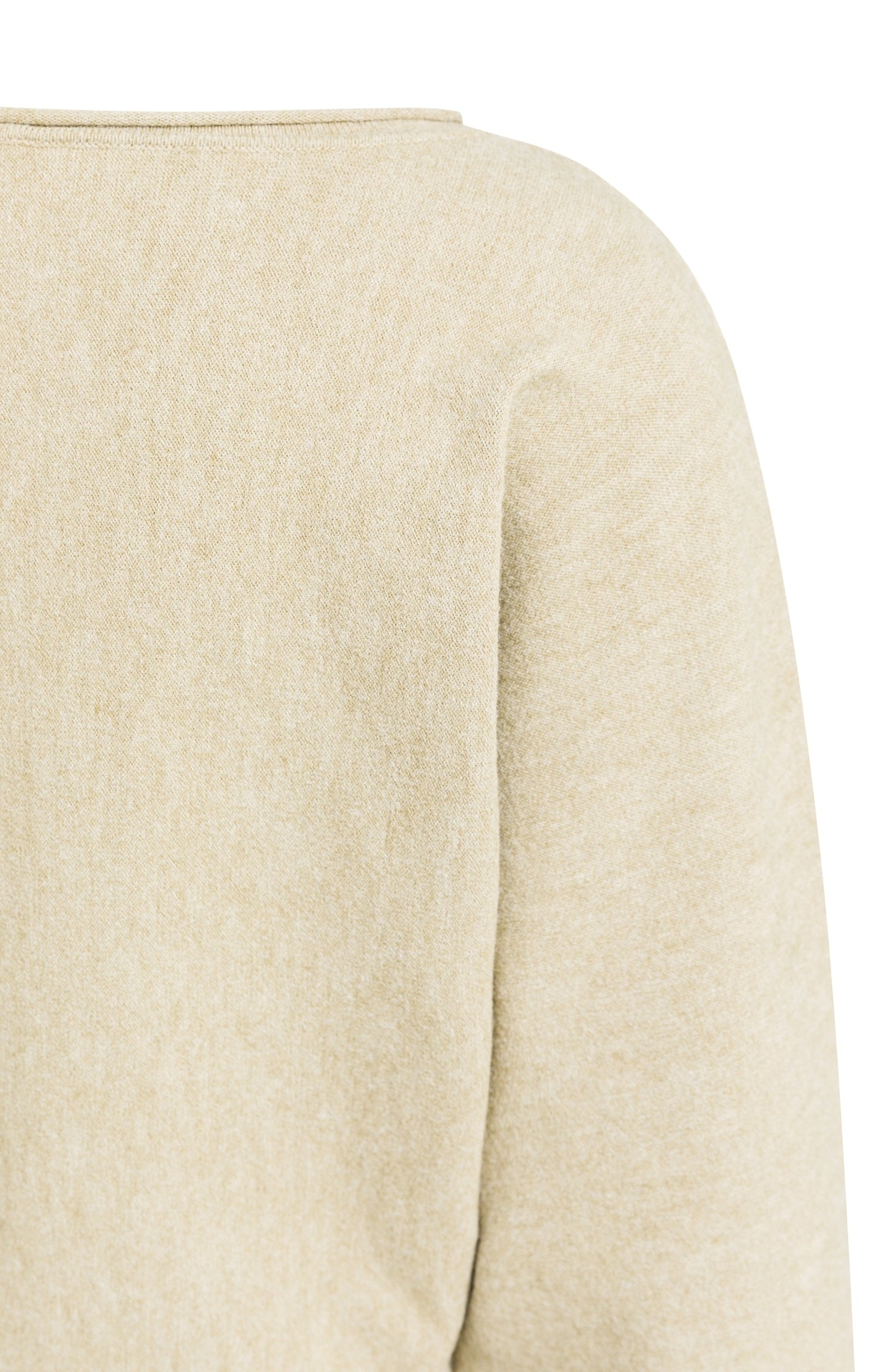 Pull à col bateau et manches longues - YAYA - Olive Gray Green (10)