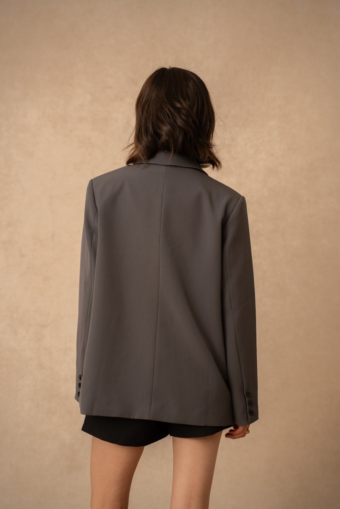 Blazer sam oversize - Gris (vue 6)