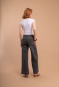 Wide leg en coton - Gris (3)