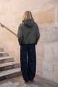Parka courte à capuche et poches à rabat - Kaki (5)