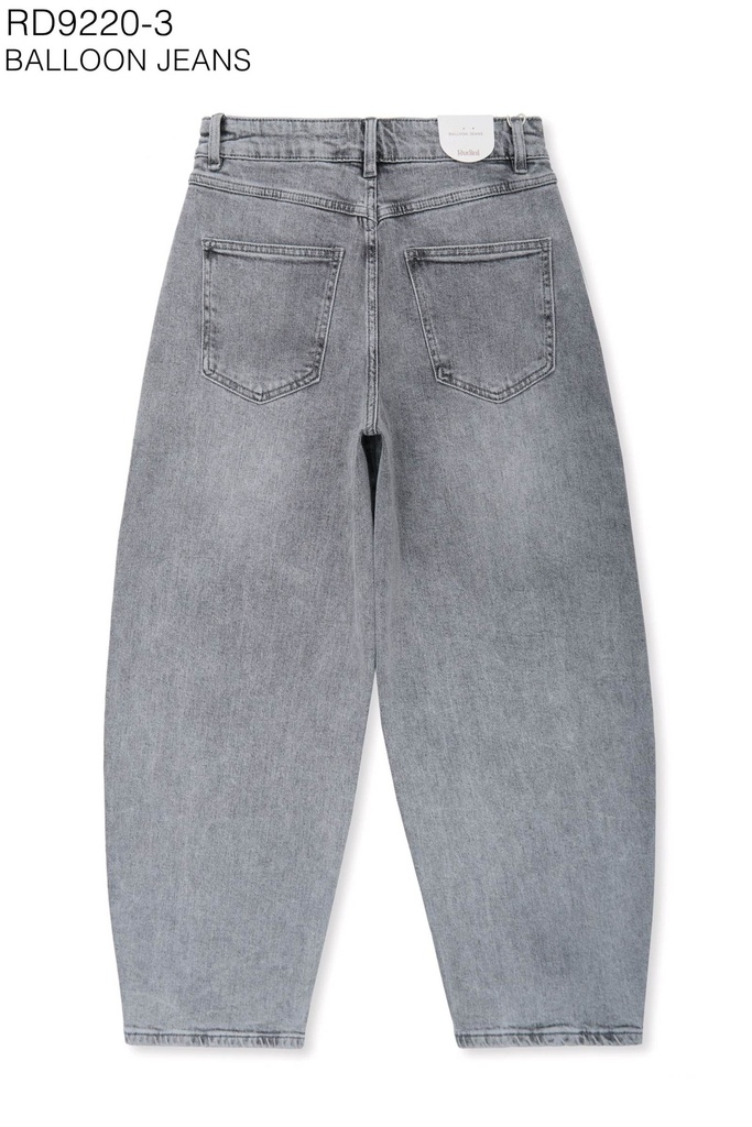 Balloon / barrel en coton - Gris (8)