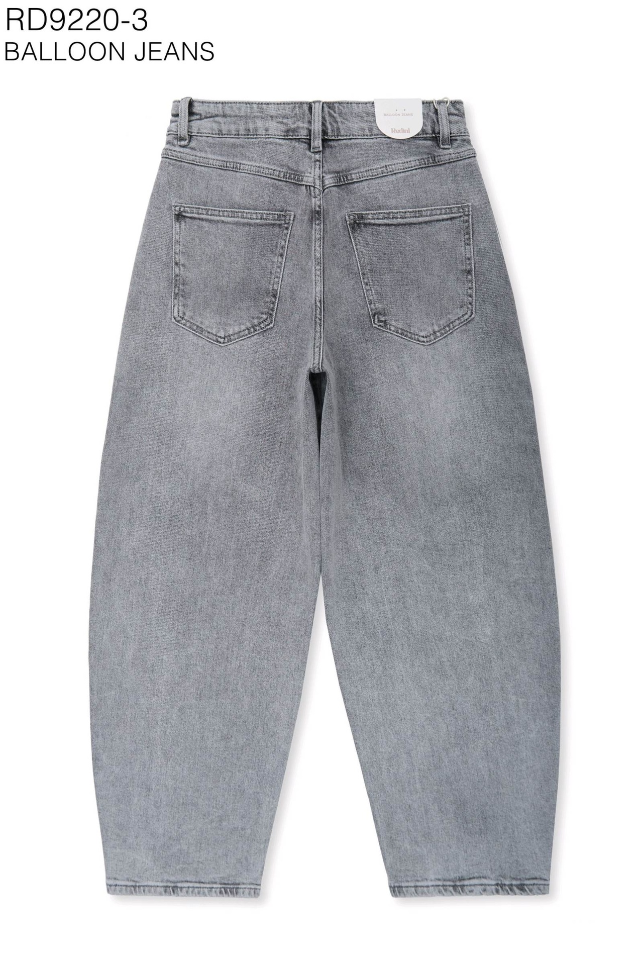 Balloon / barrel en coton - Gris (8)