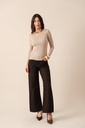 Jeans wide leg - Logan - Brut chocolat (2)