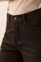 Jeans wide leg - Logan - Brut chocolat (3)