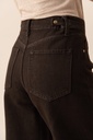 Jeans wide leg - Logan - Brut chocolat (5)