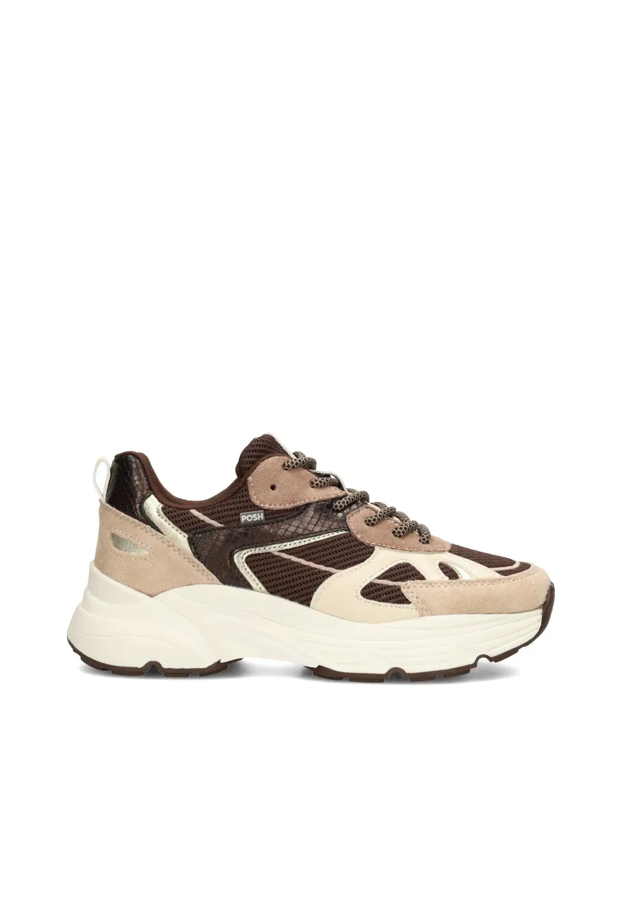 Basket femmes - POSH - Ayoki - Sable (vue 2)