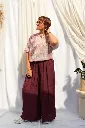Pull mohair tie and dye - Bordeaux & rose — vue 4