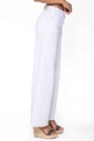 Jeans wide leg uni taille haute - Nathalie - Blanc — vue 14