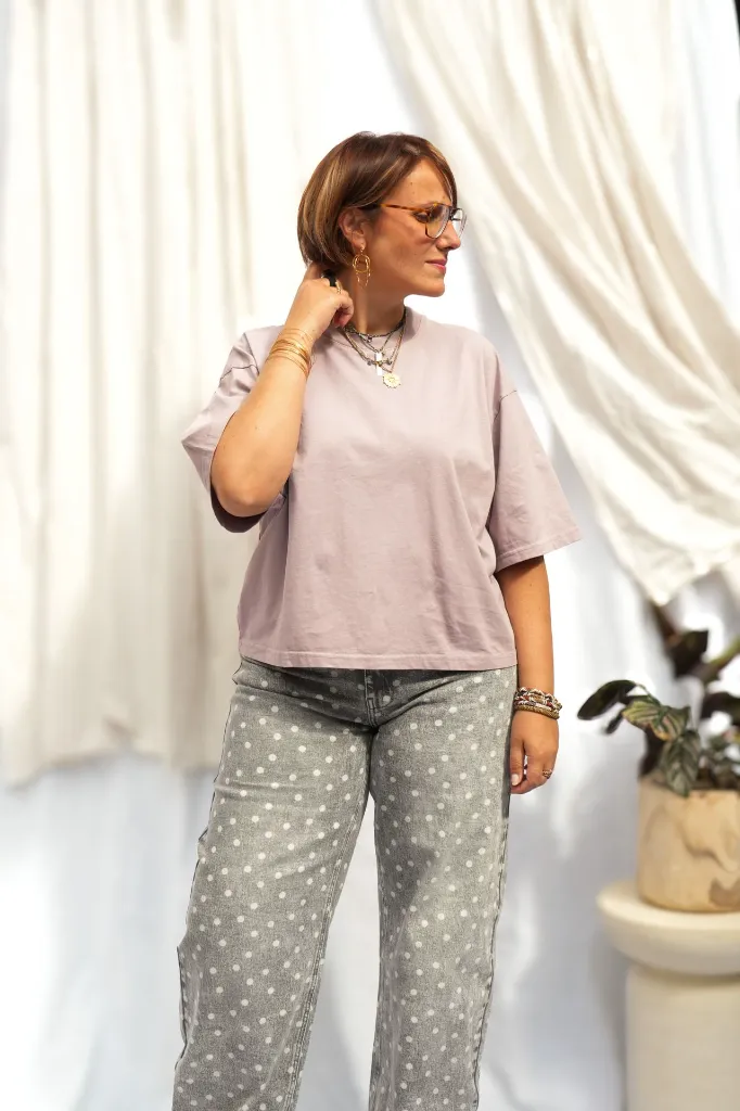 T-shirt basique oversize - Dusty — vue 2