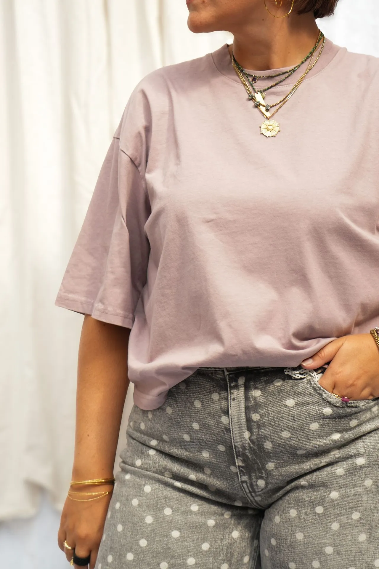T-shirt basique oversize - Dusty — vue 5