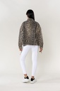 Veste en jeans oversized - Zoé - Léopard camel (4)