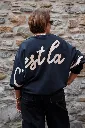 Sweat-shirt en coton - Blue marine — vue 3