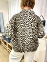 Veste en jeans oversized - Zoé - léopard blanc (vue 10)
