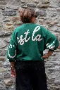 Sweat-shirt en coton - Vert — vue 4