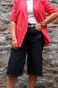 Bermuda / short en jeans - bleu brut — vue 2