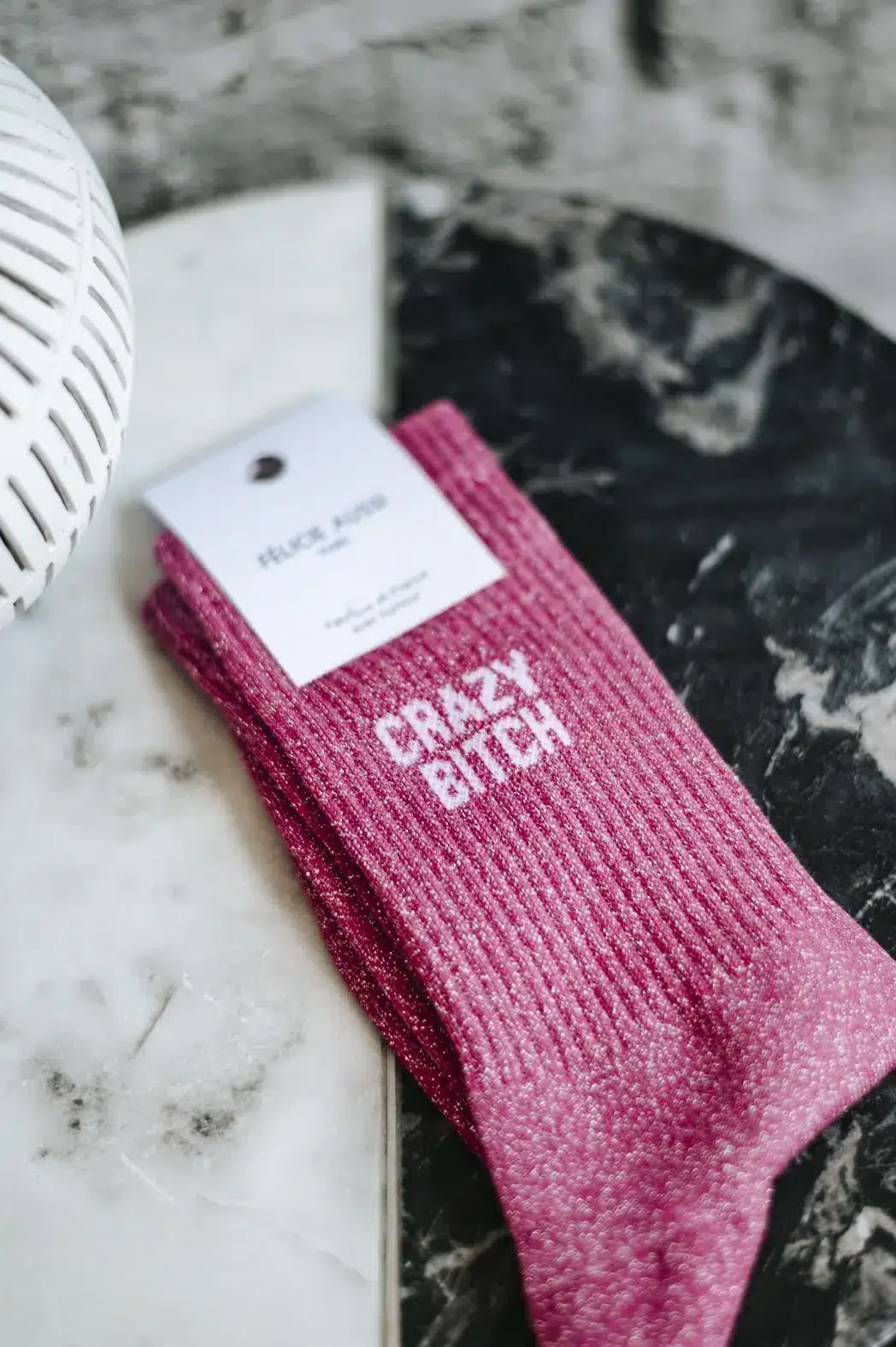Chaussettes - Félicie Aussi - Crazy Bitch Paillettes - 36/40 — vue 2