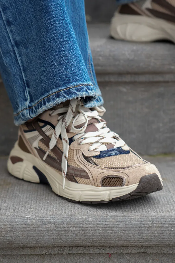 Basket femmes - POSH - Harper - Beige foncé — vue 2