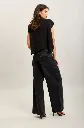 Jeans large boutonnière oblique - gris foncé — vue 6