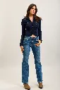 Jeans coupe droite / straight fit - Bleu — vue 3