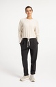 Pull avec manches chauve-souris et cordon de serrage - YAYA - Off White Melange (8)