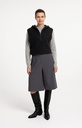Haut en maille sans manches avec capuche en jersey - YAYA - Hole Black (6)