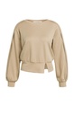Pull léger avec ceinture et détails plissés - YAYA - Cornstalk Brown (2)