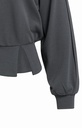 Pull léger avec ceinture et détails plissés - YAYA - Hole Black (9)