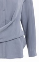 Chemisier avec nœud et manches longues - YAYA - Arctic Seal Grey (3)
