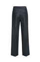 Pantalon en tissu avec ceinture et fini satiné - YAYA - Cat Black (8)
