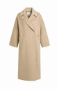 Manteau extra-long en laine mélangée et à la coupe oversize - YAYA - Cornstalk Brown Melange (2)