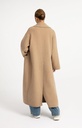 Manteau extra-long en laine mélangée et à la coupe oversize - YAYA - Cornstalk Brown Melange (8)