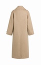 Manteau extra-long en laine mélangée et à la coupe oversize - YAYA - Cornstalk Brown Melange (13)