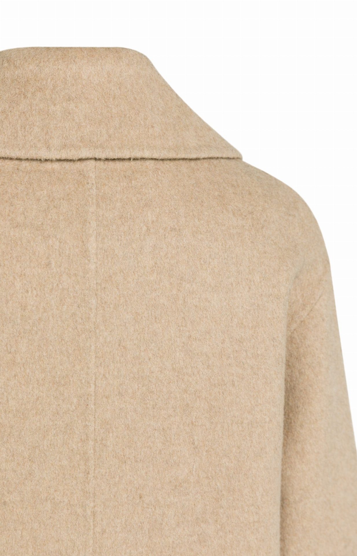 Manteau extra-long en laine mélangée et à la coupe oversize - YAYA - Cornstalk Brown Melange (15)