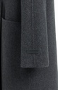 Manteau extra-long en laine mélangée et à la coupe oversize - YAYA - Hole Black Melange (15)