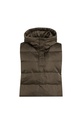 Doudoune sans manches avec capuche - YAYA - Slate Black Brown (7)
