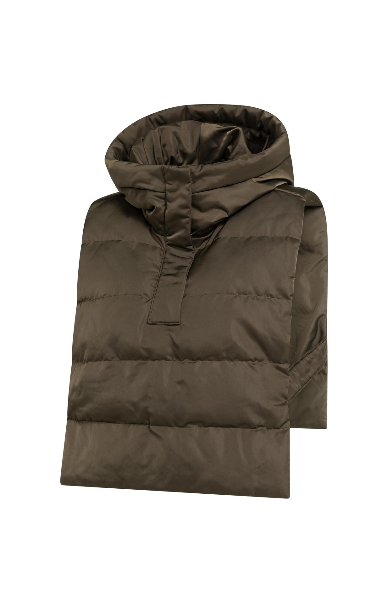 Doudoune sans manches avec capuche - YAYA - Slate Black Brown (8)