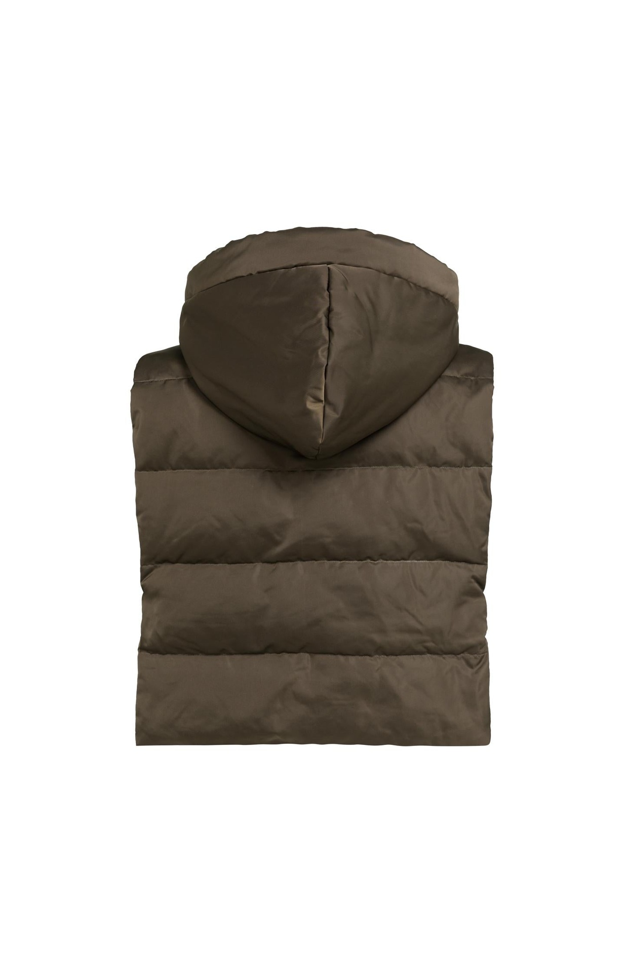 Doudoune sans manches avec capuche - YAYA - Slate Black Brown (9)