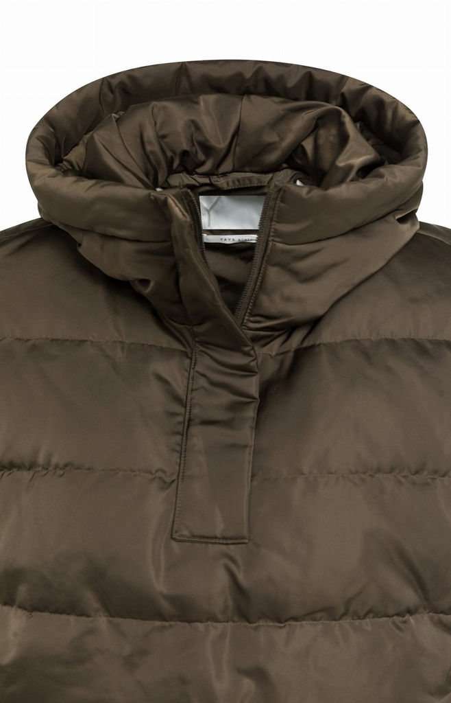 Doudoune sans manches avec capuche - YAYA - Slate Black Brown (10)