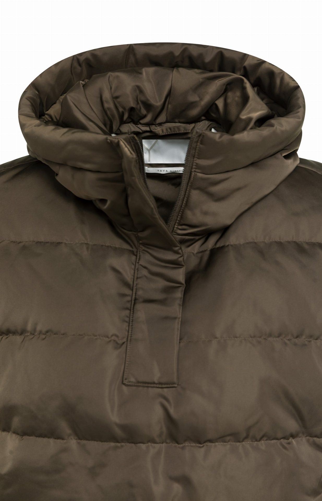 Doudoune sans manches avec capuche - YAYA - Slate Black Brown (10)