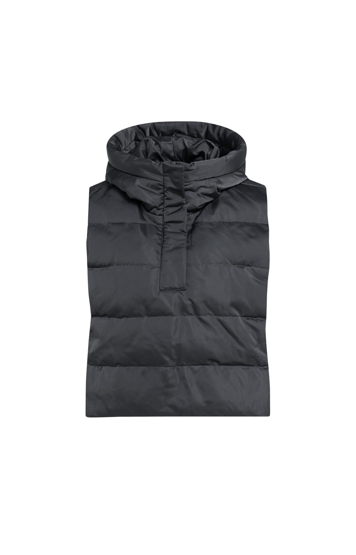 Doudoune sans manches avec capuche - YAYA - Hole Black (8)