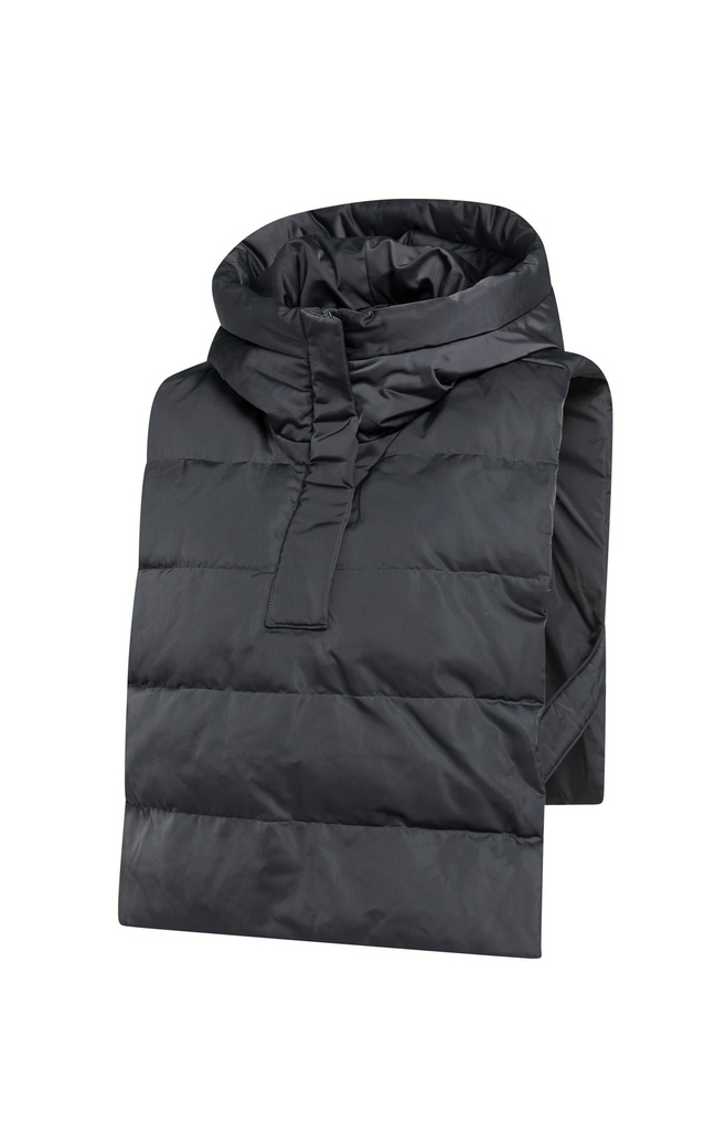 Doudoune sans manches avec capuche - YAYA - Hole Black (9)