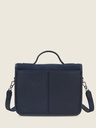 Sac à main en cuir de vachette suédé Bleu Nuit Velours - Mademoiselle George (5)