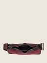 Sac baguette en cuir de vachette suédé Aubergine - Victoire (4)