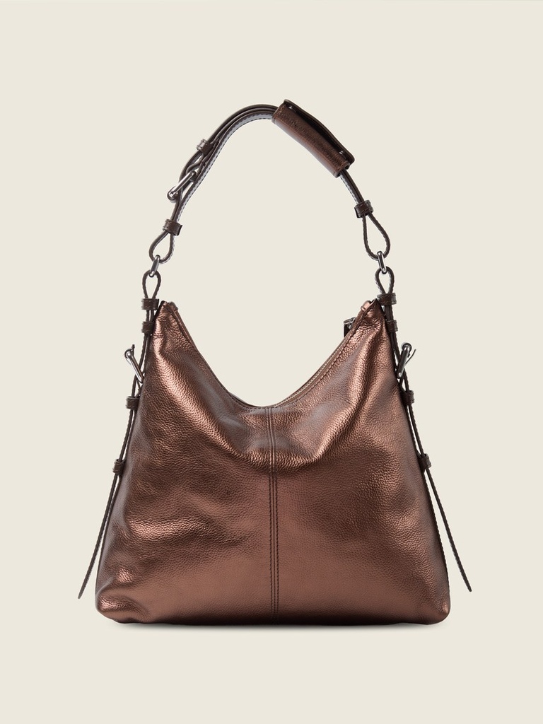 Sac Hobo en cuir cuivré - Elliott Hobo (3)
