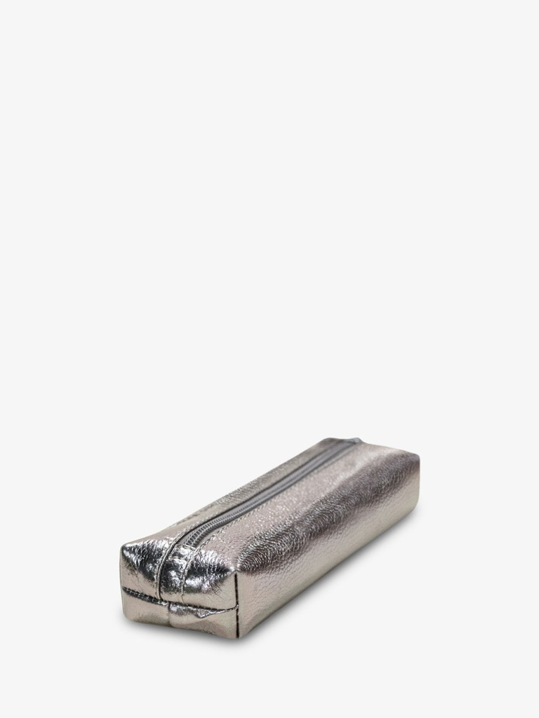 LePlumier Acier - trousse stylo écolier argenté (2)