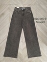 Jeans droit taille haute - Choco (6)