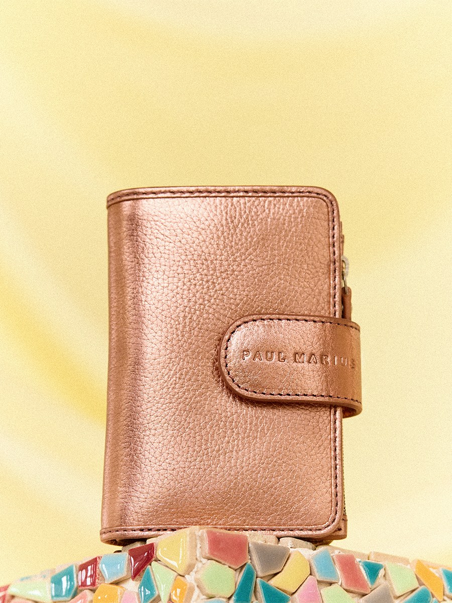 Portefeuille or rose Valentine (4)
