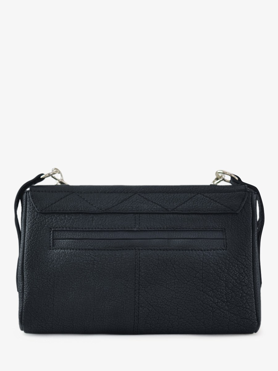 Diane S Noir - sac bandoulière cuir noir femme (3)