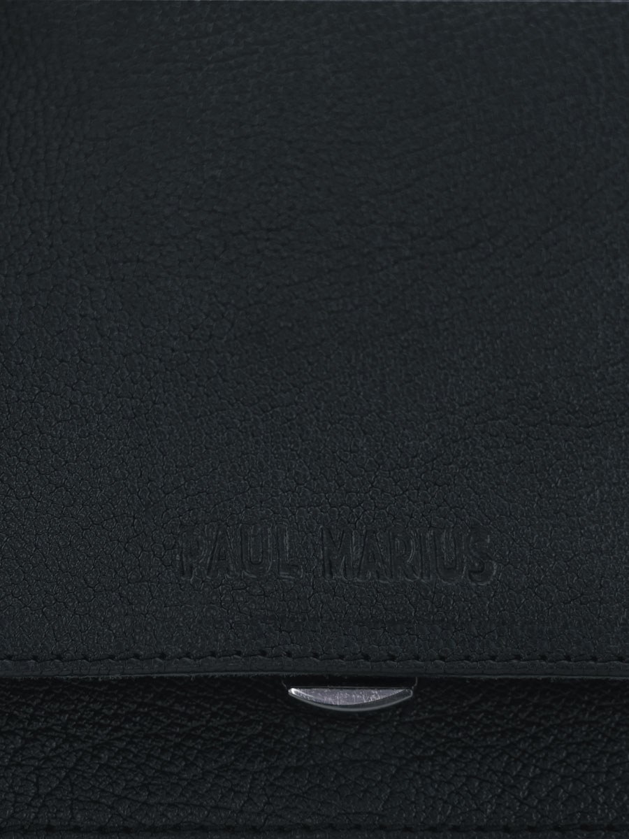 Diane S Noir - sac bandoulière cuir noir femme (5)