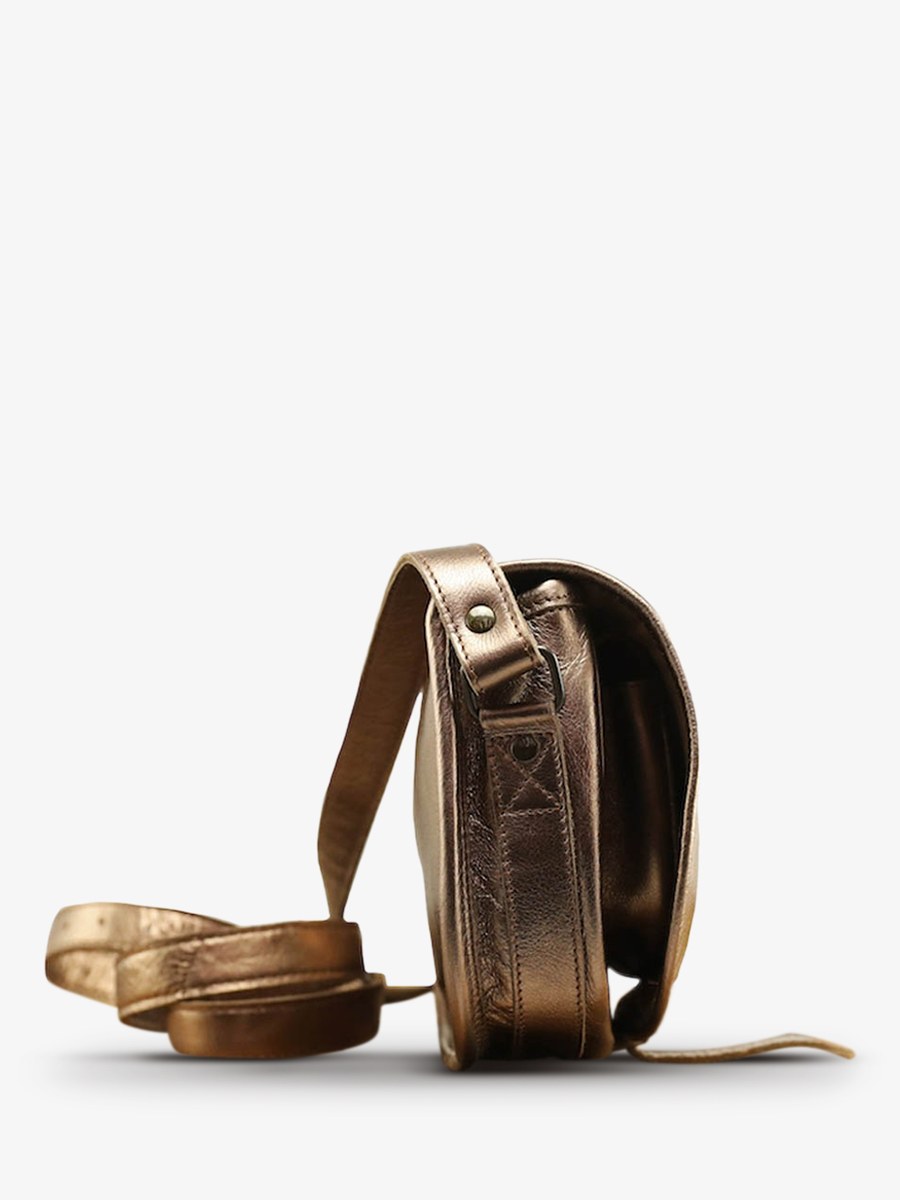 LeBohémien Cuivré - Sac bandoulière cuir femme Cuivré (2)